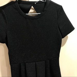 Collective Concepts Open Back- Black Dress NWT